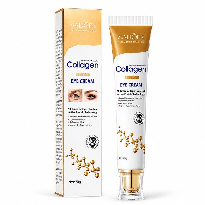 Collagen Eye Cream for Daily Skincare – Hydrating Under-Eye Moisturizer