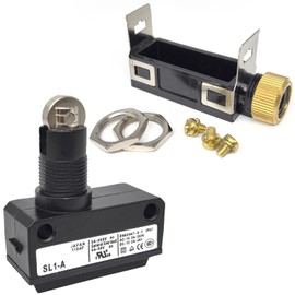 1-Pack SL1-A Limit Switch - EN60947-5-1 Certified SPDT Micro Switch 250VAC/48VDC - Compatible with Yamatake Azbil Systems for Industrial Automation & HVAC Controls
