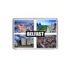 Belfast Fridge Magnet - 70 x 45mm, Souvenir, Acrylic with