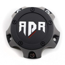 Velocity Wheel Red Dirt Road - RD-7-2, RD-8, RD-12 Matte Flat Black Center Cap Serial Number CBRDR5-2P