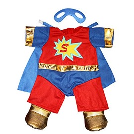 Superbear Outfit with Mask for a 16-inch teddy bear.
