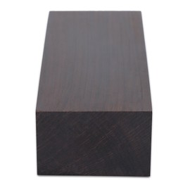 Vbestlife Ebony Wood, 1242.5 Black Ebony Wood Lumber Blank DIY Material for Music Instruments Tools