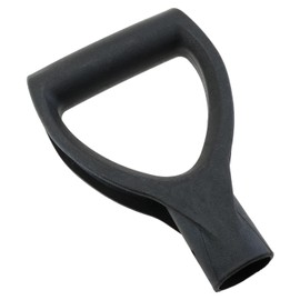 heyous Inside Diameter 32mm D Shovel Handle Black PP Plastic Snow Shovel Handle Replacement Garden Accessories Digging Rake Handle Tool