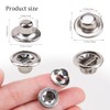 ZORZA 40Pcs Metal Push Nut Caps M6 & M8 Axle