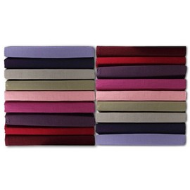 100% Egyptian Cotton 200 Thread Count Flat Sheets. Flat Bed Sheets (Cream, Pair Of Pillow Cases)
