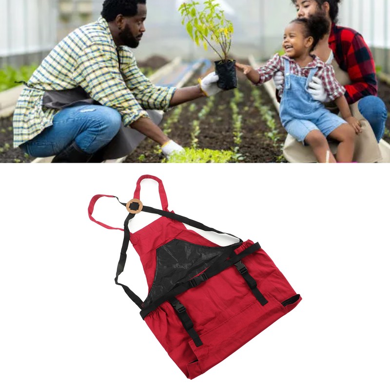 Vegetable Fruit Picking Apron Outdoor Planting Fruit Picking Bag Garden