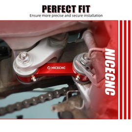 NICECNC 1.18in Motorcycle Lowering Link Compatible with Honda XR600R 1985-UP XR650L 1993 1994 1995 1996 1997 1998-2024 Aluminum Lightweight