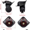 Pack of 2 Luggage Wheels Replacement Wheels Luggage Swivel Castors