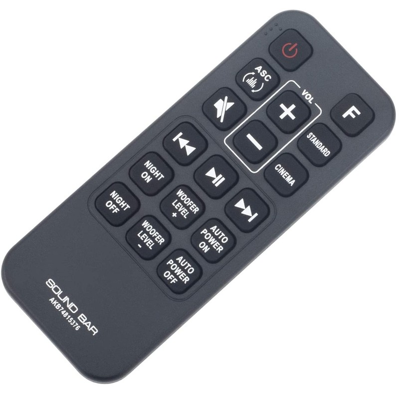 VINABTY AKB74815376 Replacement Remote Control for LG Soundbar Speaker System