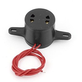 sourcing map AC 220V Wired Industrial Beep Sound Electronic Buzzer Black de