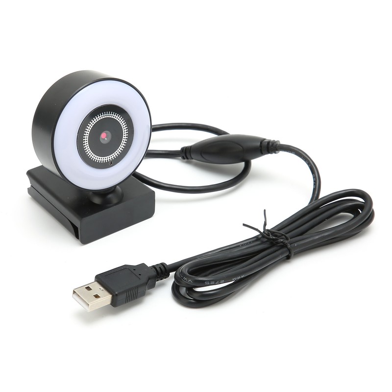 Webcam 1080P HD 30FPS USB2.0 Computer Camera Builtin Microphone for