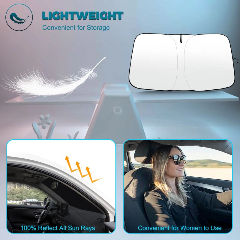 For 2018-2022 Honda Accord Car Windshield Sun Shade Shield UV