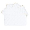 5 Pack 13'' X 27'',Quilted Thicker Waterproof Changing Pad Liners,White
