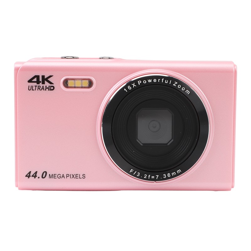 4K Digital Camera for Teens Kids 44MP 16X Digital Zoom
