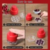 QKEPCY Cherry Stone Remover with Handle Press 7 Cherry Pitter