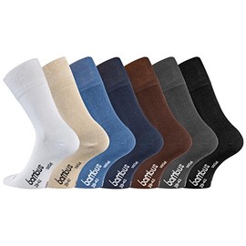 TippTexx24 12 pairs Oeko-Tex bamboo socks with odour-killer function and anti-hole guarantee in 8 colours. - 43/46