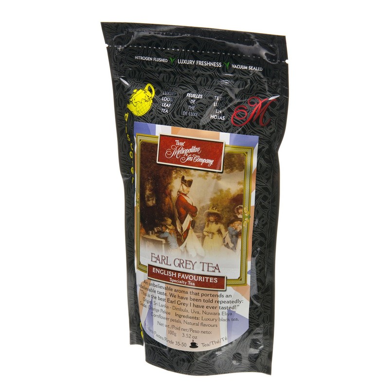 Metropolitan Tea Discovery Loose Tea Pack, Earl Grey English Favorite,
