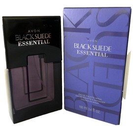 AVON BLACK SUEDE ESSENTIAL MANDARIN, BLUE LAVENDER , SOFT SUEDE EXUDE FREE SHIPP