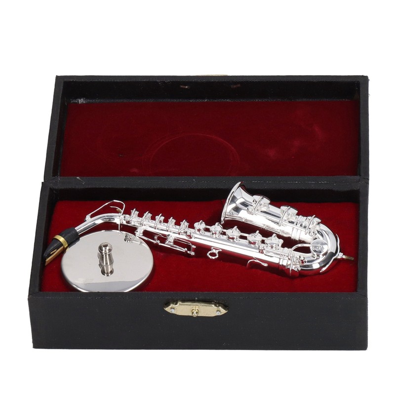 Alto Saxophone Ornaments Mini Sax Decoration Musical Instrument Model Gift