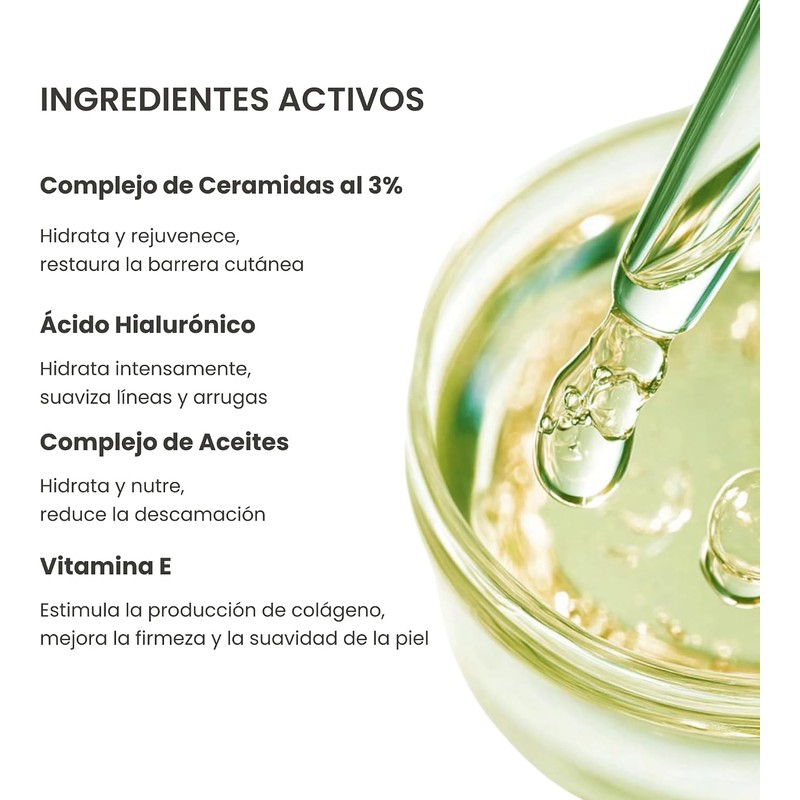 Crema Facial con Ceramidas Hidratación y Protección de la Piel