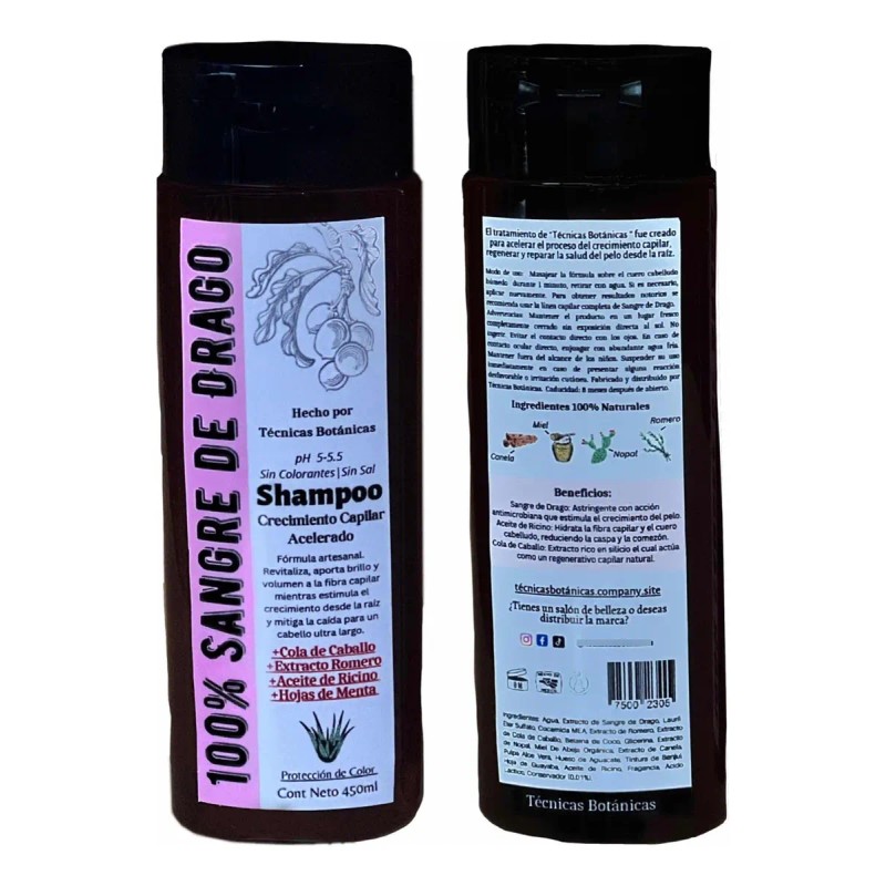 Shampoo Anticaida Express Fórmula +10 Ext Herbales 450ml