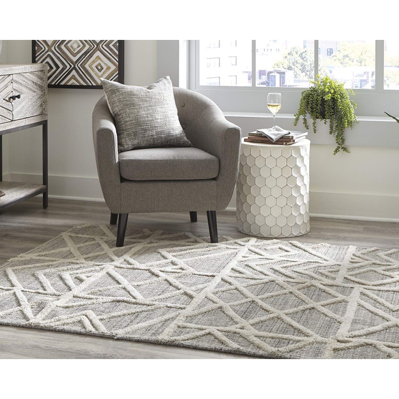 Signature Design by Ashley Polly Geometric Honeycomb Indoor Outdoor Accent