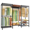 Ulif E13 Heavy Duty Clothes Rack（With 4 Hanger Rods &