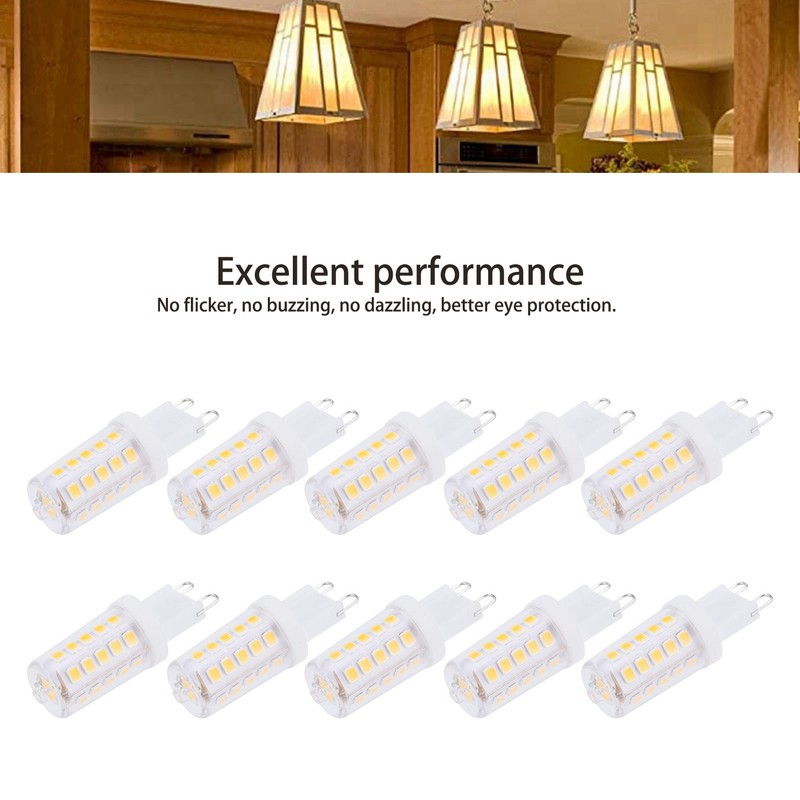 10PCS G9 Base LED Light Bulb 3W 32LED BiPin Bulb