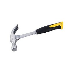 Supercraft 20 Oz Claw Solid Steel Hammer, Black