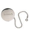 Attwood Replacement Stainless Steel 2" Deck Fill Cap with Chain