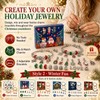 Christmas Advent Calendar Bracelets 2026, DIY Charm Kit for Girls