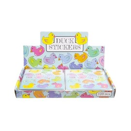 DUCKIEZ Duck Pack of 12 Sticker Sheets Colourful Duck Design Perfect Party Bag Fillers and Children's Gift 1 Sheet