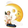 Angel Bub Moon with Lamb Soft Toy – 10 cm/Christmas Angel – Hubrig Volkskunst