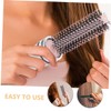 Healeved Retractable Round Hair Brush for Women Men Travel Size