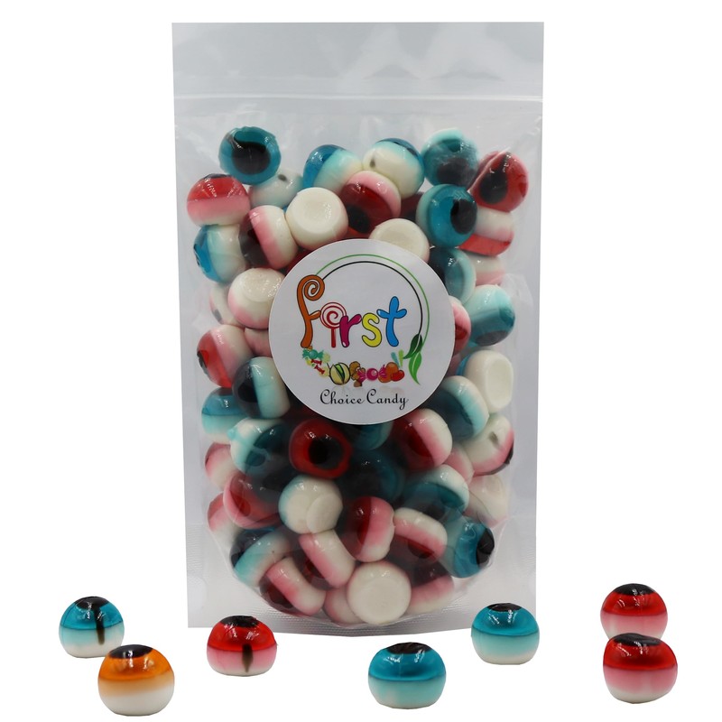 FirstChoiceCandy 3D Juicy Gummy Candy (3D Eyeballs, 2 Pound (Pack