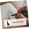 Zerodeko 4Pcs Thumb Guard Gloves Protective Finger Gloves for Painting