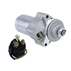 Rmaifc Starter Motor & Relay for ATV 50cc 70cc 90cc 110cc 125cc All Terrain Vehicle 4 Wheelers for Roketa Taotao Coolster Jonway Dirt Bikes Karts Pit Bike