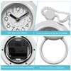 XuYelora Waterproo-f Bathroom Hanging Clock, Shower Rope Clock with Stand
