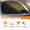 2 PCS Car Accessories Side Window Sun Shade, Glare and