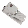 Foot Switch Nonslip Aluminum Shell Momentary Pedal Silver Contacts LT3