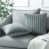 Soleebee Plush Velvet Cushion Covers, Set of 2, Soft Artificial