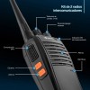 Kit De 2 Radios Intercomunicadores | rad-010 Negro - 2 Piezas