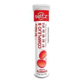 Seltz Complejo B Efervescente Sin Azúcar 20 Tabletas 80g