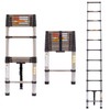 Telescopic Ladder 10.5FT Extendable Ladder, Folding Ladder Stepladder Non-Slip, Made