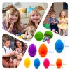 Edmirfun Filled Easter Eggs Fidget Toys, 48PCS PreFilled Easter Eggs