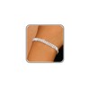 Brihasory Cubic Zirconia Tennis Bracelets for Women, Silvery Dainty Adjustable