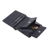 Small wallet JOCKEY CLUB, Genuine Leather, black - ''LEAS Mini-Edition''