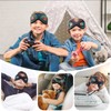 NganSuRong 2 Pcs Dinosaur Dragon Eye Mask Sleep Mask, Funny