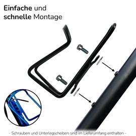 JABs Aluminium Drinks Bottle Holder Road Bike Bottle Holder Bicycle Drink Holder, black