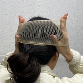 Skin-colored wig cap, long hair wear, fixing mesh, full wig / 스킨색 가발망 긴머리착용 정리용고정망사 통가발